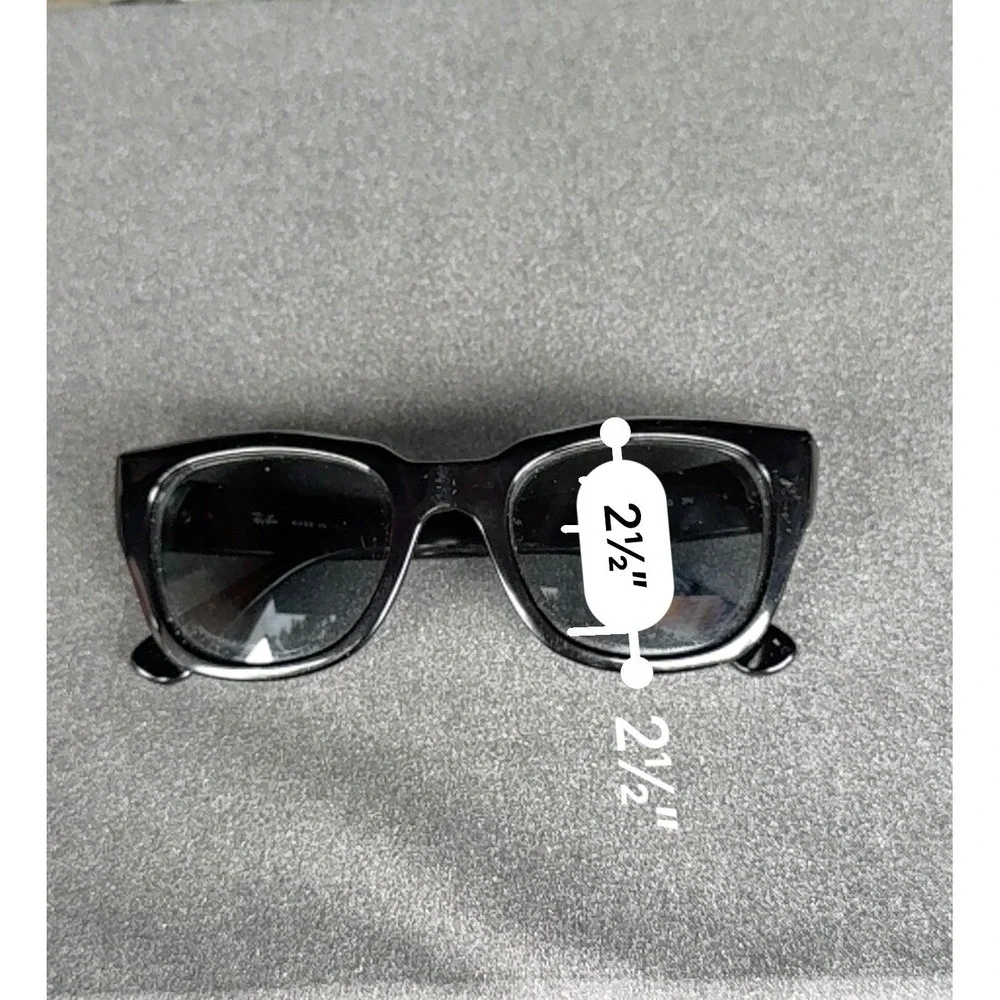 Ray-Ban RB4178 Sunglasses Women OS Black EUC  Cat Eye Gradient Italy